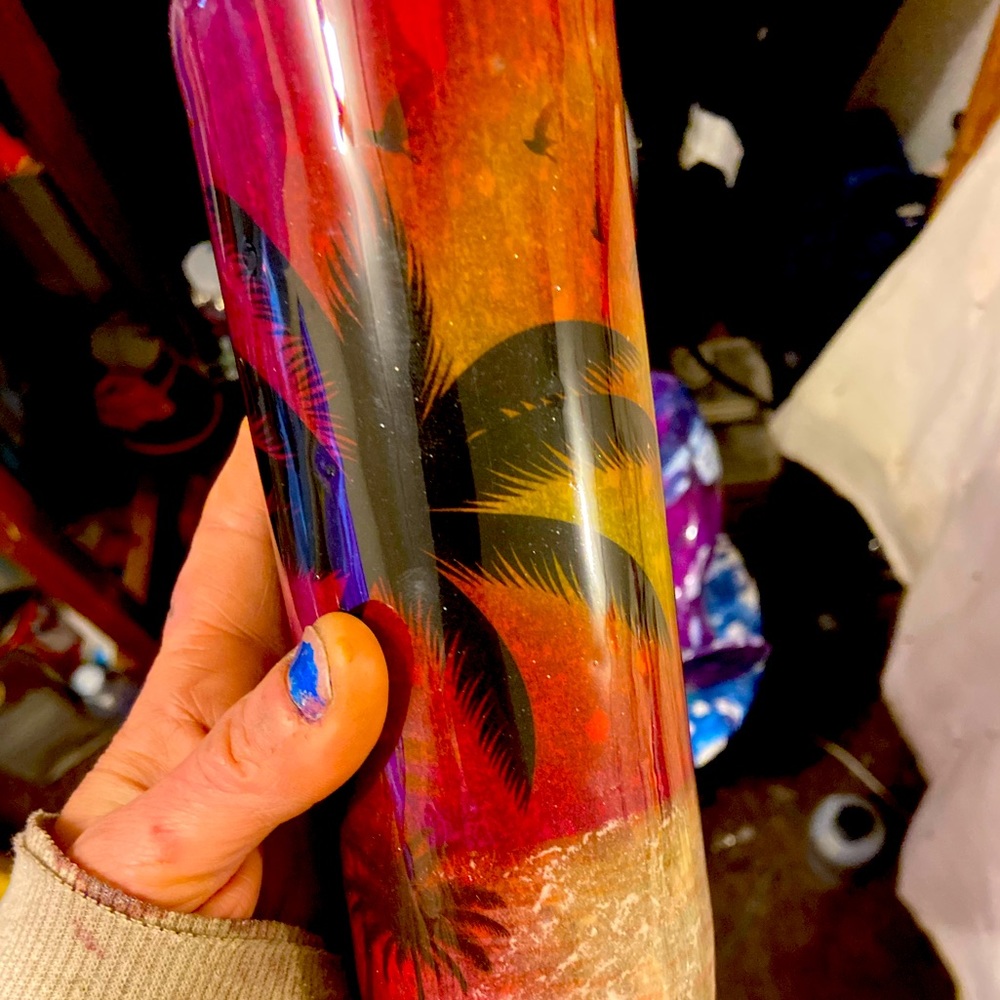 Sunset 20 oz tumbler